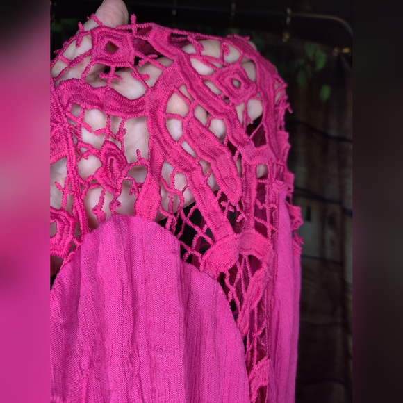 NWT Roaman's Pink Beach Coverup - Picture 3 of 5